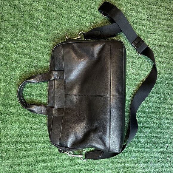 Authentic Coach Hudson Surplus Commuter Leather Laptop Briefcase Bag F70374 Real - Picture 8 of 8